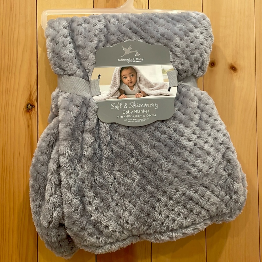 Soft Grey Baby Blanket